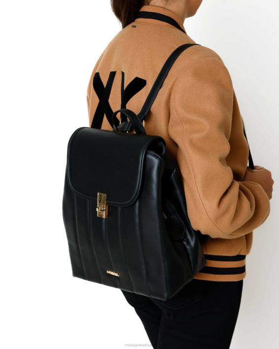 γυναίκες Mexx κάθετο καπιτονέ σακίδιο μαύρος BR0F430