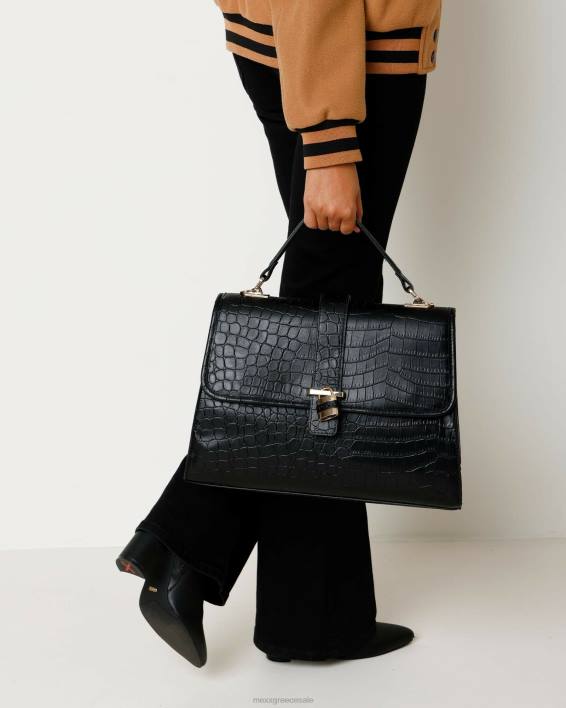 γυναίκες Mexx Τσάντα φορητού υπολογιστή croco μαύρος BR0F427
