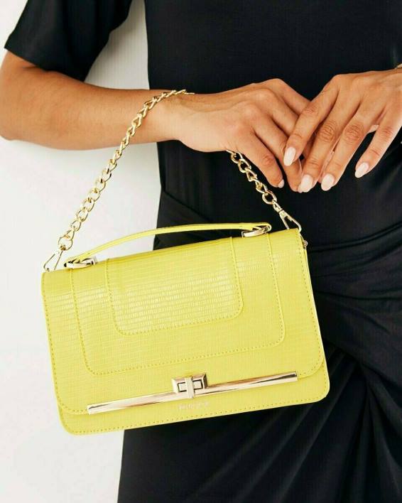 γυναίκες Mexx τσάντα χιαστί flapover κίτρινος BR0F422