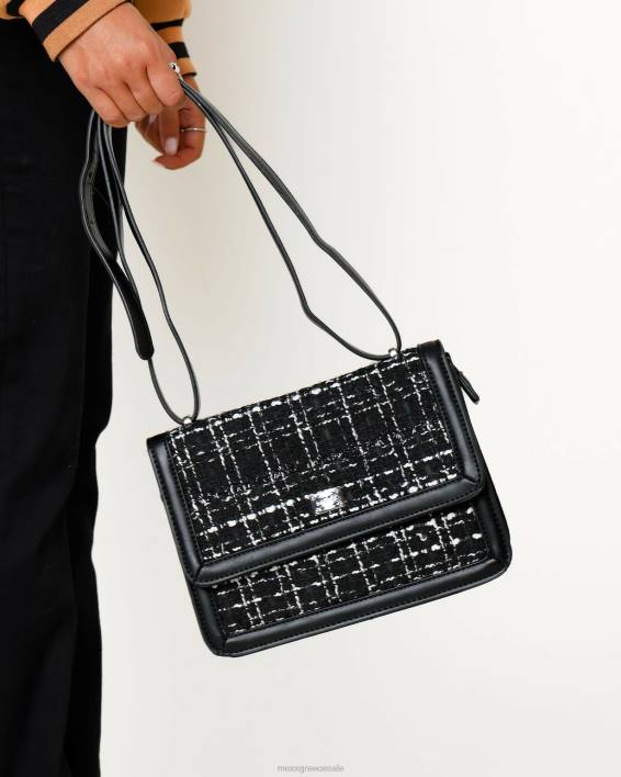 γυναίκες Mexx τσάντα flapover τουίντ μαύρος BR0F426