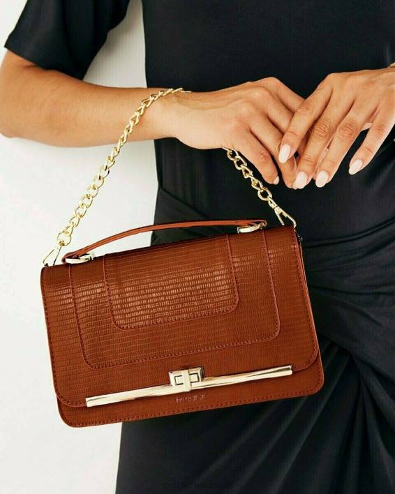 γυναίκες Mexx τσάντα χιαστί flapover καφέ καφέ BR0F435