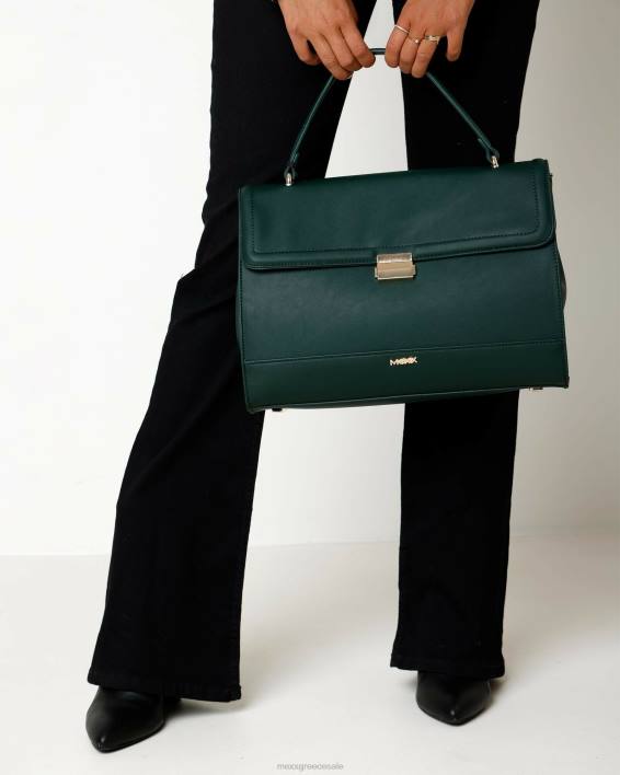 γυναίκες Mexx tote bag με θήκη για φορητό υπολογιστή σκούρο πράσινος BR0F431