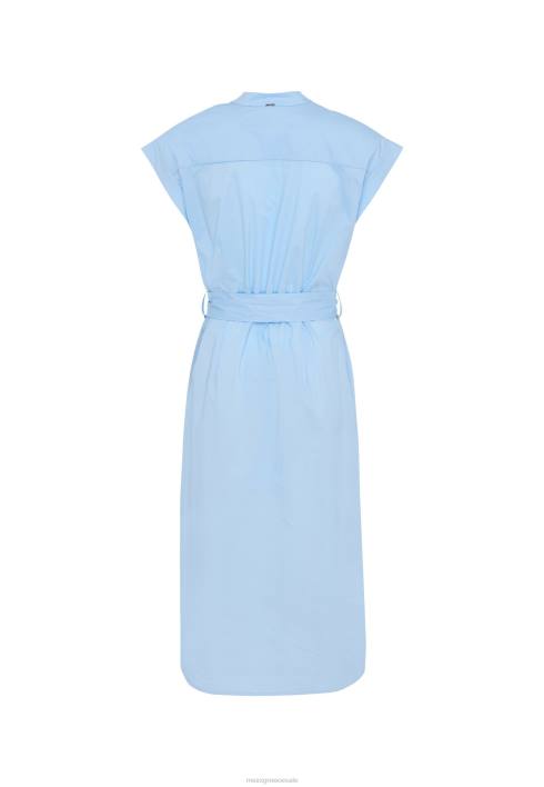 γυναίκες Mexx πουκάμισο φόρεμα μωρό μπλε BR0F125