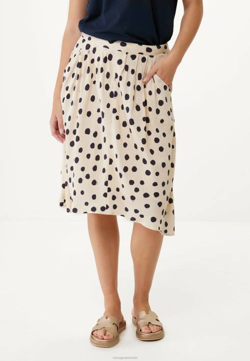 γυναίκες Mexx πλισέ φούστα μπεζ BR0F18