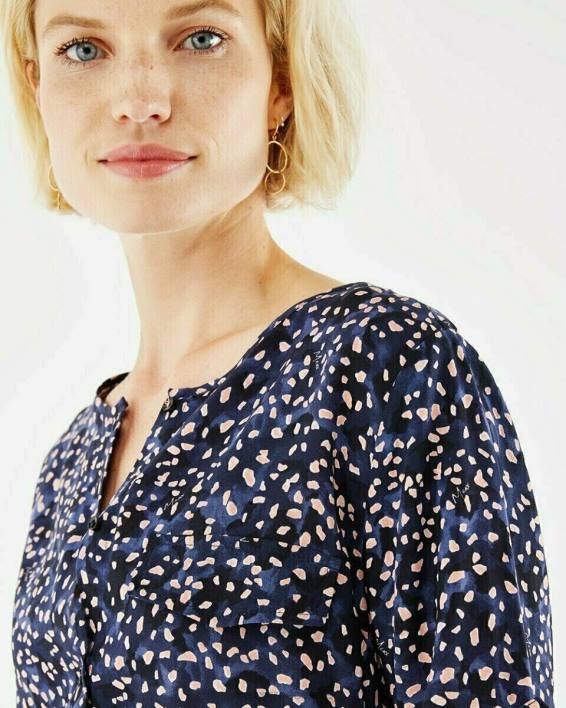 γυναίκες Mexx μίντι φόρεμα ναυτικό μπλε BR0F192