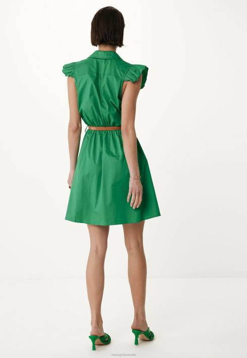 γυναίκες Mexx βολάν φόρεμα πράσινος BR0F58