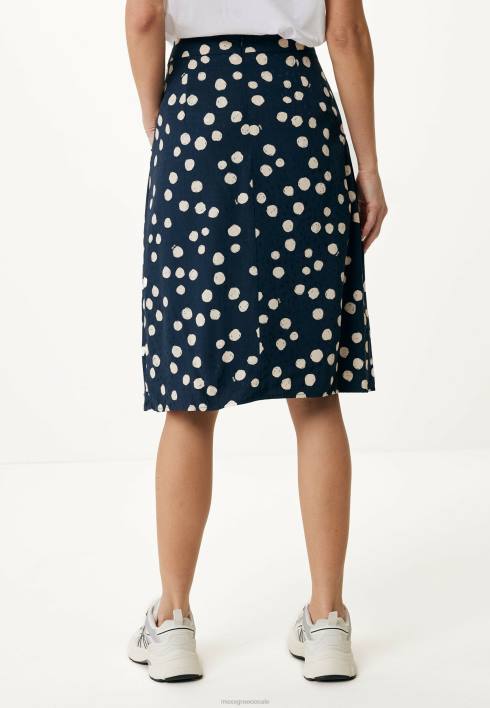 γυναίκες Mexx πλισέ φούστα ναυτικό μπλε BR0F63