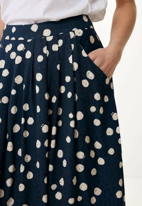 γυναίκες Mexx πλισέ φούστα ναυτικό μπλε BR0F63