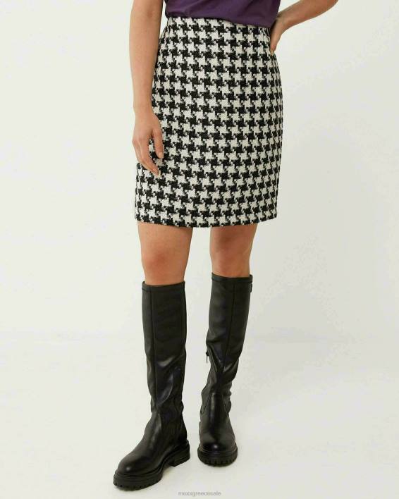 γυναίκες Mexx μπουκλ φούστα μαύρη schwarz BR0F148