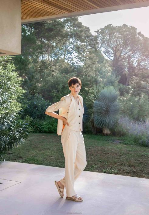 γυναίκες Mexx διπλό μπλέιζερ ελαφριά άμμος μπεζ BR0F5