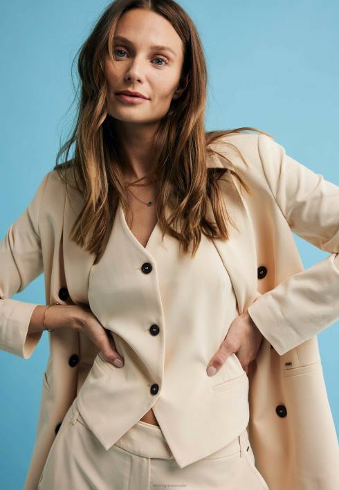 γυναίκες Mexx διπλό μπλέιζερ ελαφριά άμμος μπεζ BR0F5