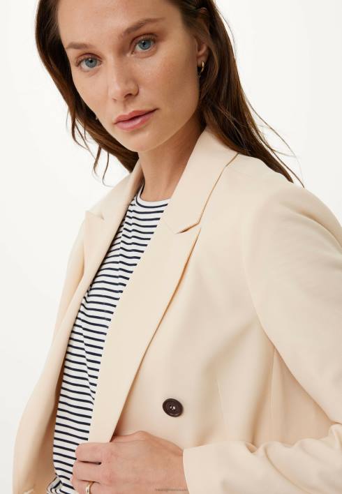 γυναίκες Mexx διπλό μπλέιζερ ελαφριά άμμος μπεζ BR0F5