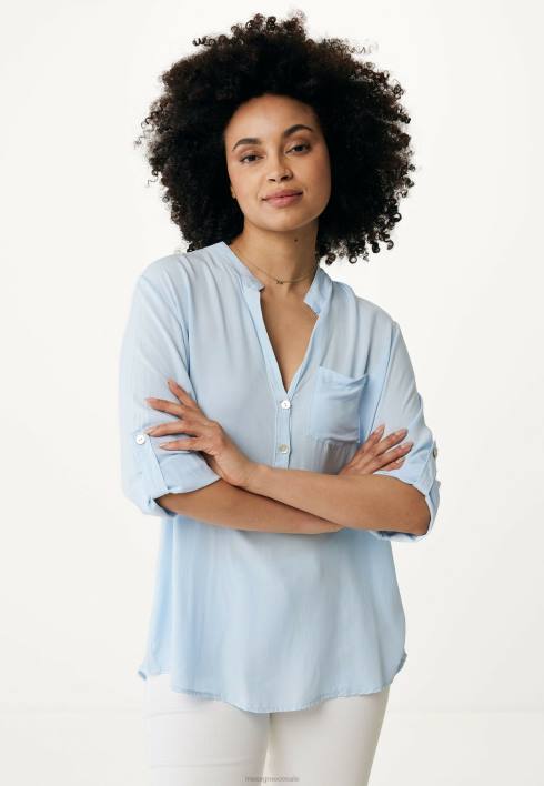 γυναίκες Mexx μπλούζα ουρανό μπλε BR0F108