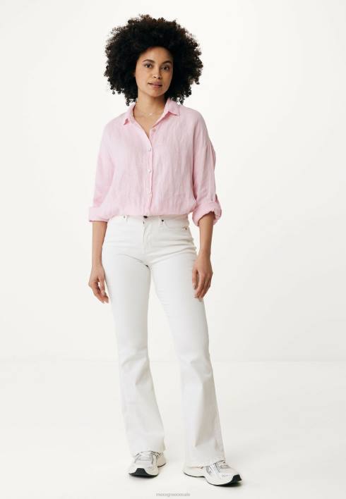 γυναίκες Mexx κουμπί μέσα από μπλούζα ροζ BR0F116