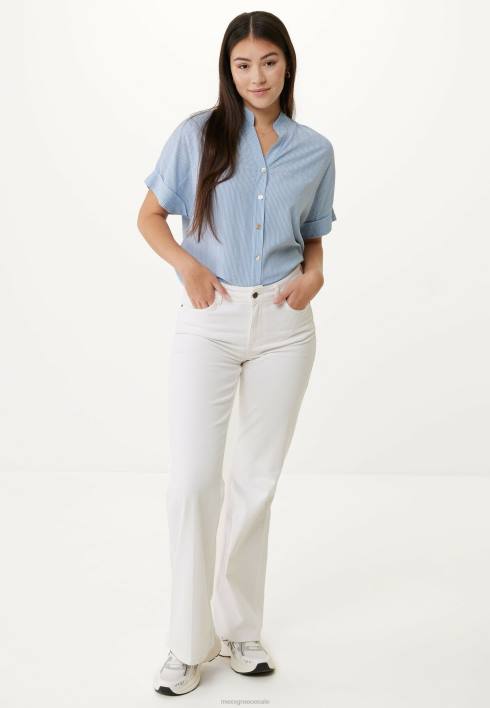 γυναίκες Mexx κοντομάνικη μπλούζα μωρό μπλε BR0F127