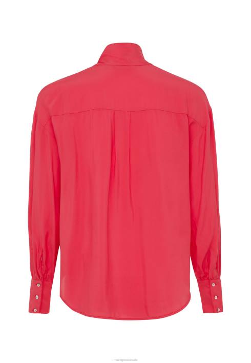 γυναίκες Mexx μακρυμάνικη μπλούζα παπιγιόν το κόκκινο BR0F129