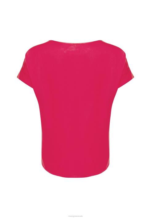 γυναίκες Mexx σατέν μπλούζα ζεστή ροζ BR0F17