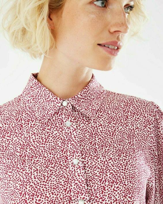 γυναίκες Mexx κοντομάνικη μπλούζα φούξια ροζ BR0F185