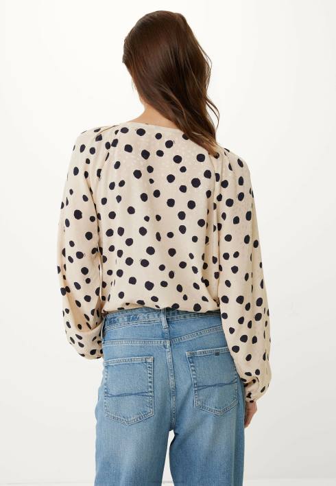 γυναίκες Mexx στάμπα μπλούζας μπεζ BR0F20