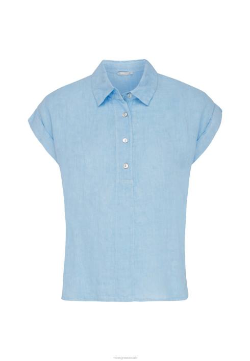 γυναίκες Mexx κοντομάνικη μπλούζα φως μπλε BR0F33