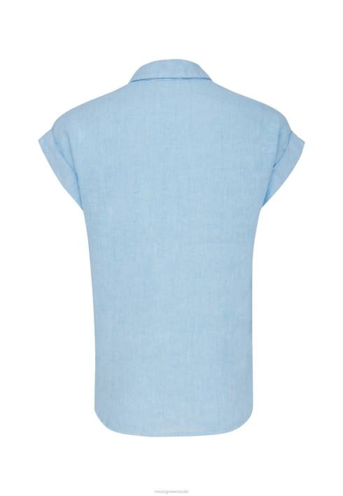 γυναίκες Mexx κοντομάνικη μπλούζα φως μπλε BR0F33