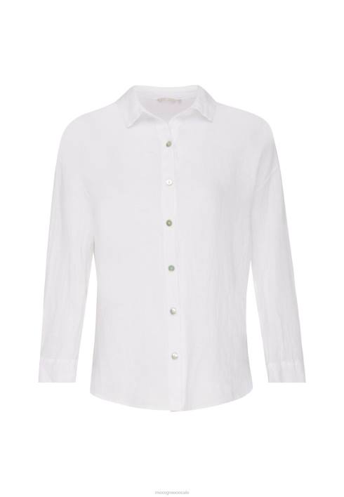 γυναίκες Mexx κουμπί μέσα από μπλούζα άσπρο BR0F53