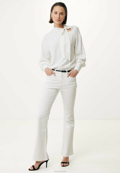 γυναίκες Mexx μπλούζα παπιγιόν μακριά άσπρο BR0F68