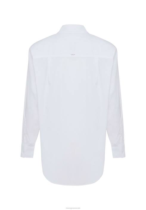 γυναίκες Mexx υπερμεγέθη μπλούζα σε λευκό βαμβάκι BR0F90