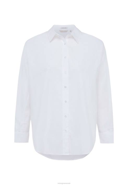 γυναίκες Mexx υπερμεγέθη μπλούζα σε λευκό βαμβάκι BR0F90