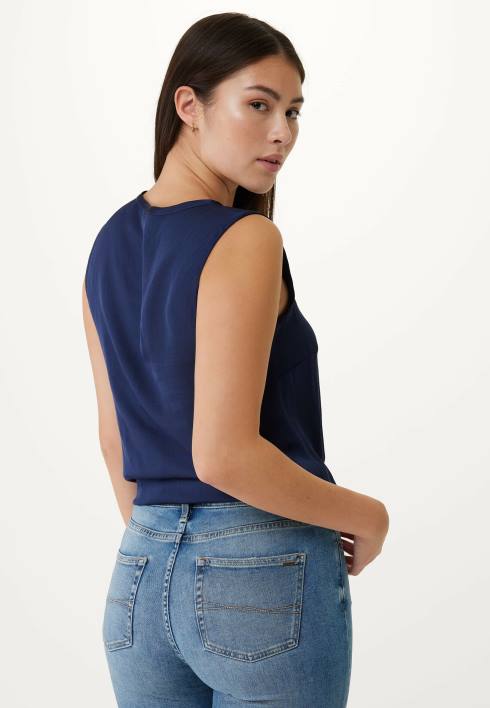 γυναίκες Mexx αμάνικη μπλούζα navy μπλε BR0F131