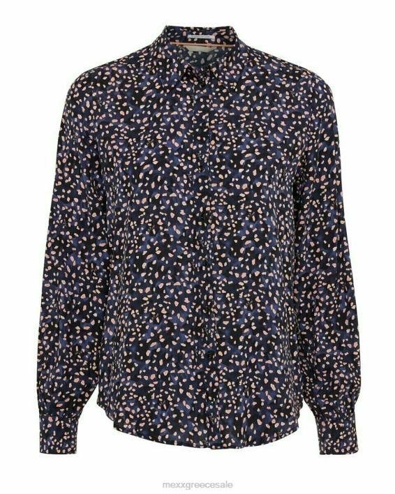 γυναίκες Mexx εμπριμέ μπλούζα navy μπλε BR0F175