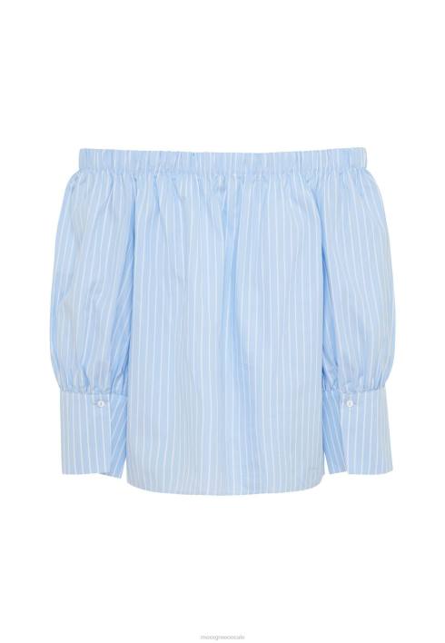 γυναίκες Mexx μπλούζα off shoulder μπλε BR0F96