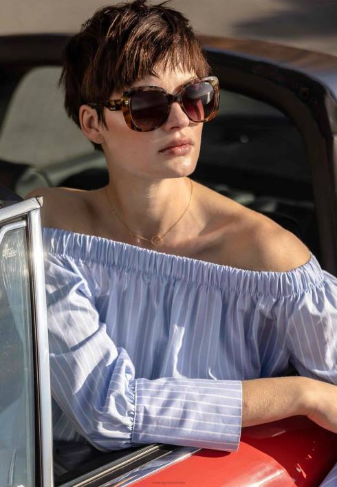 γυναίκες Mexx μπλούζα off shoulder μπλε BR0F96