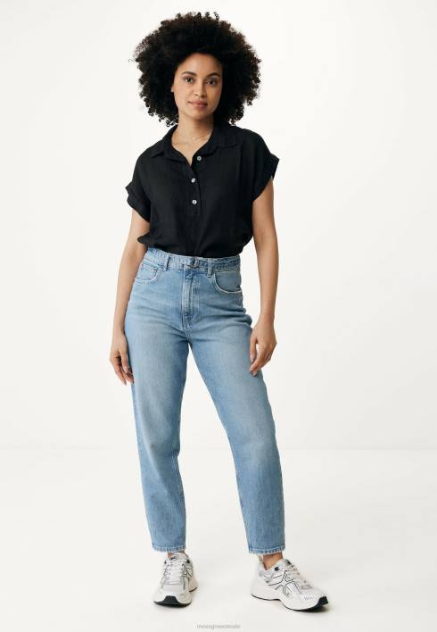 γυναίκες Mexx κοντομάνικη μπλούζα μαύρη schwarz BR0F38