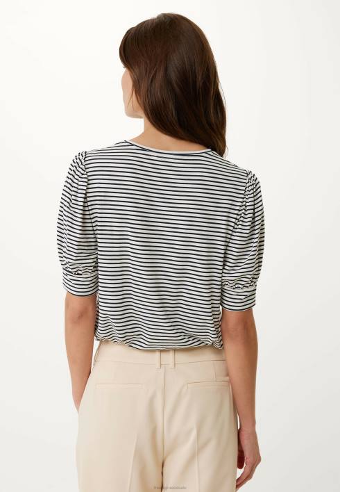 γυναίκες Mexx ριγέ μπλουζάκι μπλουζάκι ναυτικό μπλε BR0F10