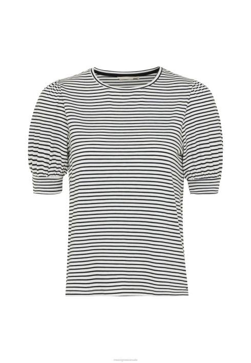 γυναίκες Mexx ριγέ μπλουζάκι μπλουζάκι ναυτικό μπλε BR0F10