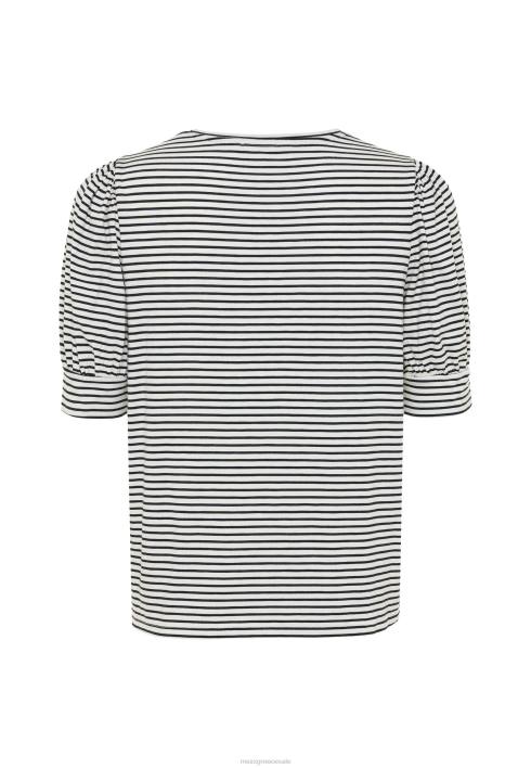 γυναίκες Mexx ριγέ μπλουζάκι μπλουζάκι ναυτικό μπλε BR0F10