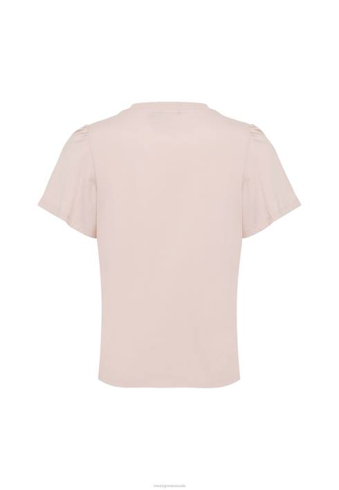 γυναίκες Mexx μπλουζάκι με φτερούγισμα μανίκι παλιό ροζ BR0F147