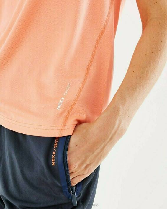 γυναίκες Mexx κοντομάνικο μπλουζάκι κοραλί πορτοκάλι BR0F179