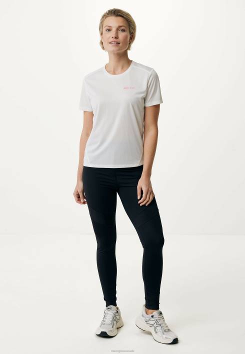 γυναίκες Mexx κοντομάνικο αθλητικό μπλουζάκι σε λευκό μπεζ BR0F216