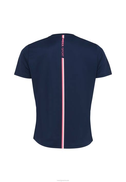 γυναίκες Mexx κοντομάνικο αθλητικό μπλουζάκι ναυτικό μπλε BR0F223