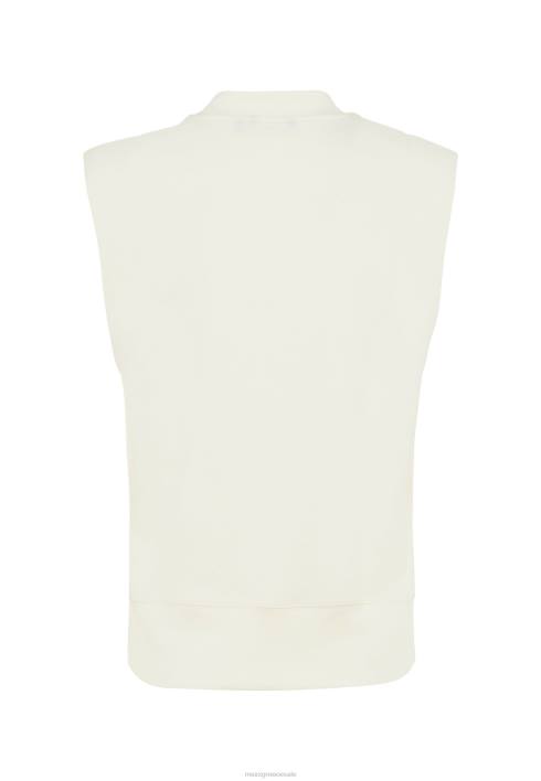 γυναίκες Mexx αμάνικο πουλόβερ σε λευκό μπεζ BR0F6