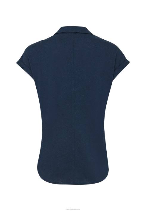 γυναίκες Mexx κοντομάνικο μπλουζάκι πόλο ναυτικό μπλε BR0F97