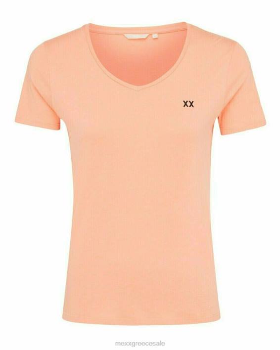 γυναίκες Mexx femmie t-shirt κοραλί πορτοκάλι BR0F166