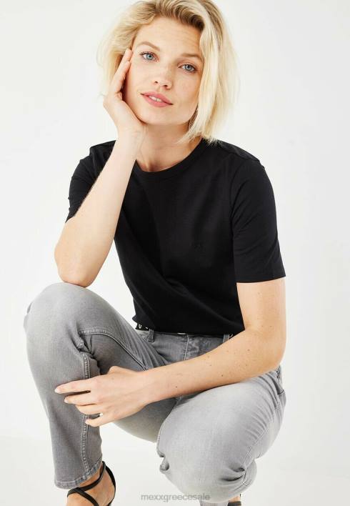 γυναίκες Mexx sara tee μαύρο schwarz BR0F158