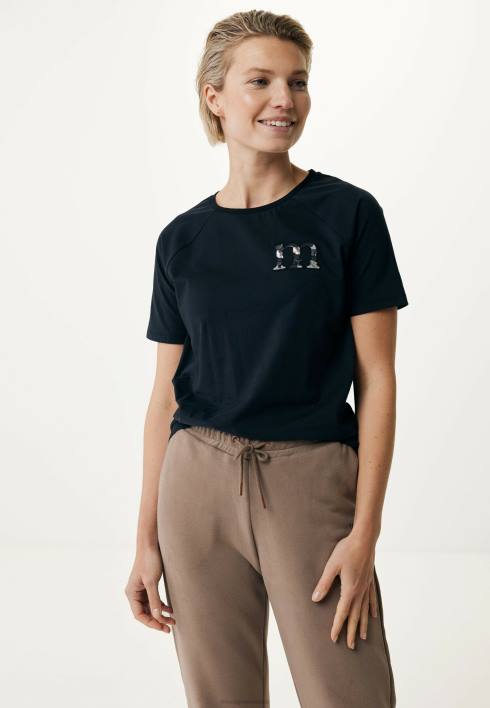 γυναίκες Mexx κοντομάνικο μπλουζάκι μαύρο schwarz BR0F136