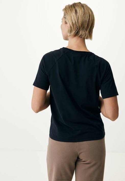 γυναίκες Mexx κοντομάνικο μπλουζάκι μαύρο schwarz BR0F136