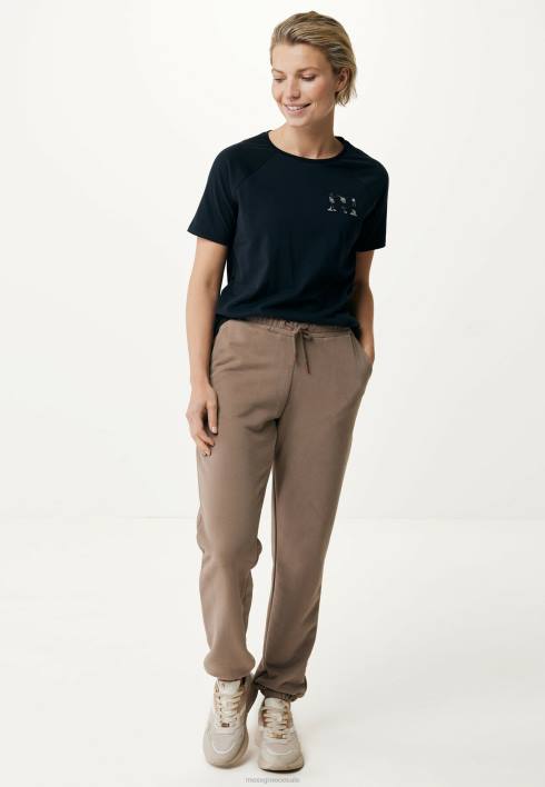 γυναίκες Mexx κοντομάνικο μπλουζάκι μαύρο schwarz BR0F136