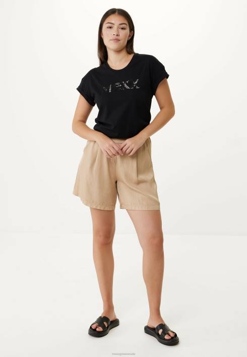 γυναίκες Mexx υπερμεγέθη κοντομάνικο μπλουζάκι μαύρο schwarz BR0F86