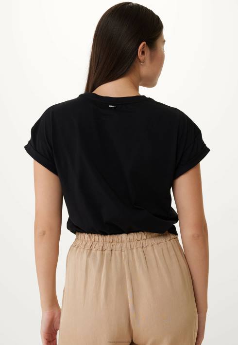 γυναίκες Mexx υπερμεγέθη κοντομάνικο μπλουζάκι μαύρο schwarz BR0F86